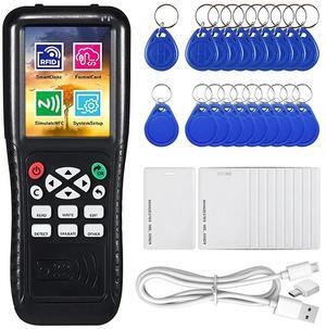 RFID ID Duplicator Copier Decode Function Smart Card Key Machine RFID NFC Copier ID Reader Burner T557 125khz H-ID Card-AB01