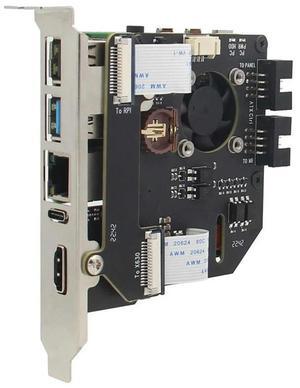 PiKVM-A8 Kit KVM-A8 PCIe Version for Model B KVM over IP Support KVM V3 PoE ATX -Compatible-AB01