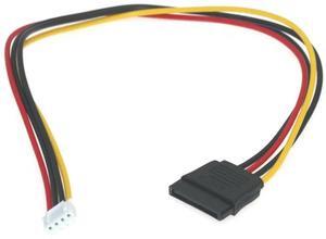SATA15P Female to 4P Female ITX Power Cord Wire Converter Cable for SATA Hard Drives Power Red wire for 5v Power Supply