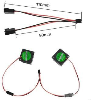 2Piece JST XH 2.54mm 1 Male to 2 Female Connectors Cable for 3D Plane