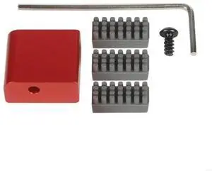 Metal Fixing Block For Lab P1 3D Printer Mounting Set Silicone Wiper Brush