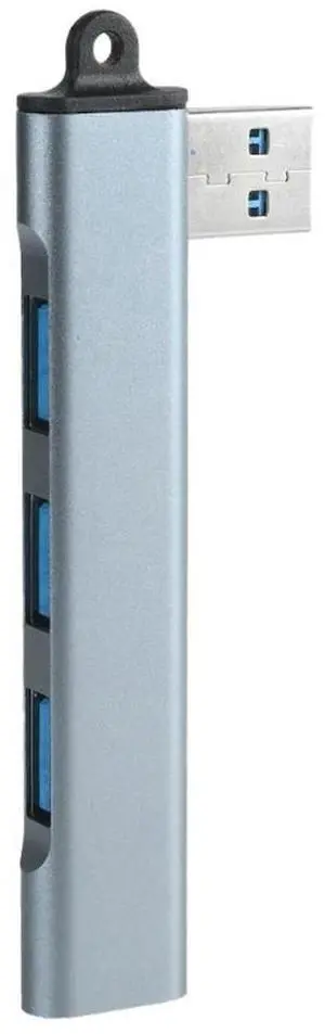 Aluminum USB Expansion Hub with 3 USB 2.0 and 1x USB Port USB Docking Station for Office and Home Use