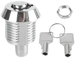 Household Push Cabinet Lock with Key Lock Cylinder Furniture Hardware Accessory for Jewelry Box Drawer Equipment