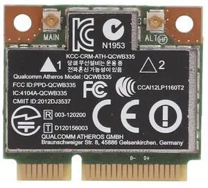 QCWB335 AR9565 Mini PC-E Wireless NetworkCard, Bluetooth-compatible Wireless LAN Card for