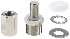 Heavy Duty CB Antenna Stud Mount Adapter Copper with SO-239 Connector for Mounting 3/8 x 24 Threads CB HAM Radio Antenna