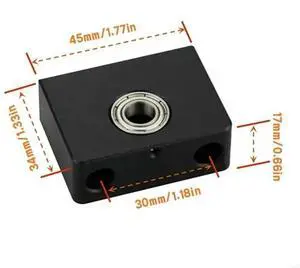 Z-Axles Leadscrew Top Mount Enhances Stability &Precise Bracket with Round Screw Support for Ender 3 10 3D Printer