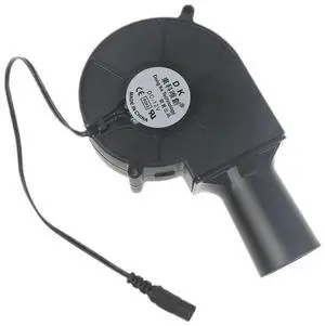 Portable BBQ Fan DC 12V 20W 5.5x2.1mm Air Turbo Blower for Barbecue Picnic Camping Fire Charcoal Starter Cooking Tool