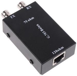 BNC to RJ45 Transmitter, E1 Converter, Balance to Unbalance, 75 ohm to 120 ohm impedance, G703 Coaxial