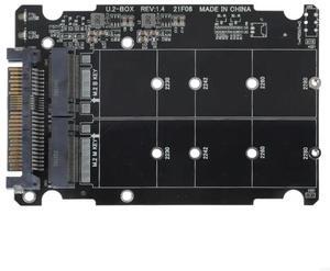 Reliable M.2 NGFFB/NVME M to U2Adapter Converters Card Supports 2230 2242 2260 2280 M.2 SSDs Size Plugs and Play