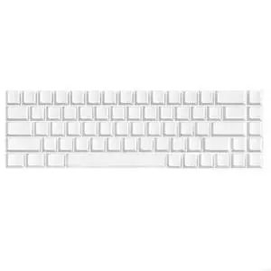 68 Key White Keycaps Height PBT Construction Personalizing