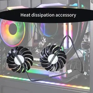 2Pcs PLD09210B12HH Graphics Card Fan Replace For GTX1660S Card Coolers Fan