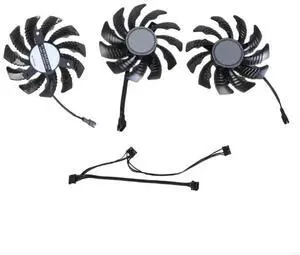 GPU Fan Efficient Cooling Fan with 4Pin Connection For RTX3050 3060 3060TI Quiet