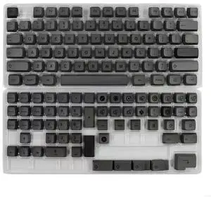 Replacement KeyCap Set 133Pcs PBT Heat Sublimation for Mechanical Keyboards