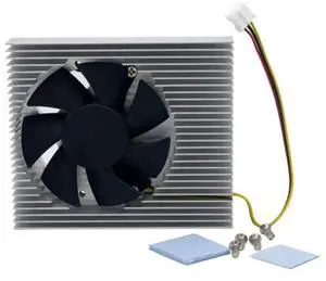 Efficient Aluminum Heatsink with Fan for Banana Pi R3 Development Board Radiators Thermal Conductive Pad