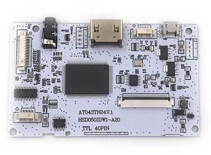 HDMI1.2 LVDS Control Board Speaker Earphone for 40pins LCD Screen AT043TN24 V.1 480(RGB)×272 HSD050IDW1 800(RGB)×480