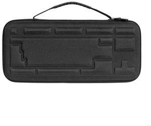 Protective Hard Shell Carrying Case For 75% 84 Key Keyboards With Convenient Storage For Cable And Mouse