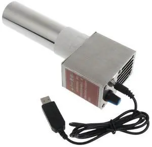 5V-12V Usb Blower Speed-regulating Grill Wood Stove Outdoor Mobile Portable Fan with Small Turbine Air-Duct Dual Fans
