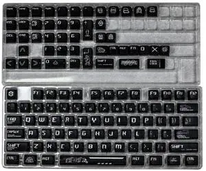 Black Knight Theme Keycaps MDA for Game Mechanical Keyboard Keycap Set