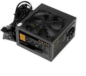 RM450 Powerful 450W Desktop PC Power Supply With Quiet 120mm Fan Efficient