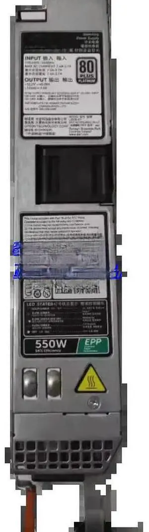 For R440 550W Server Power Supply 06V43G D550E-S1 DPS-550AB-8 A