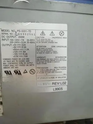 For GX100 GX110 GX200 MT Large Power Supply NPS-200PB-73 PS-5201-7D