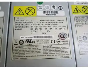 For R510G6 power supply EFAP-601 600w 36001025 1pcs