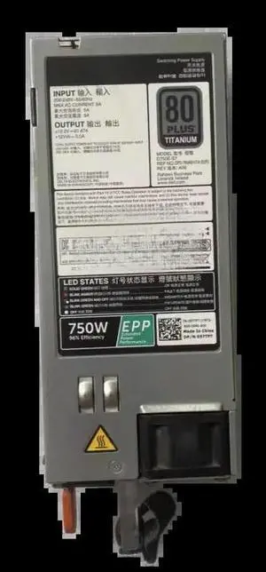 For 750W EPP Power Supply G6W6K V1YJ6 HTRH4 057TFT KNHJV 953MX 8H33M
