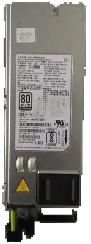 For C220 M4 UCSC-PSU-770W 341-0591-02 Power Supply 700-014160-0000