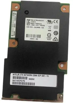 For I357-T4 OCPG1P5 38049249 RX2540M4 4Port OCP card