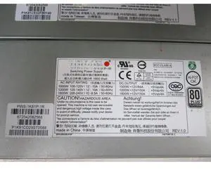 For PWS-1K81P-1R Server Power Supply 1800W Redundant Power Supply Module 1pcs