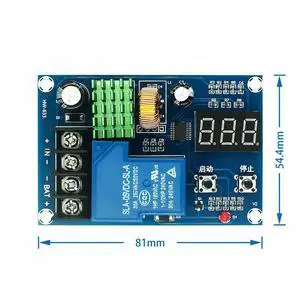 XH-M604 Lithium Charging Control Board DC 6-60V Li-ion Lead Acid Charge Protection 12V Digital Voltmeter