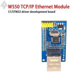 1pcs W5500 Ethernet Network Modules For TCP/IP 51/STM32 SPI Interface 3.3V 5V I/O MCU
