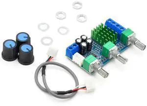 DC 12V To 24V 2X80W XH-M567 TPA3116D2 Dual Channel Digital Amplifier Board High And Low Adjust On-board Operational Amplifier