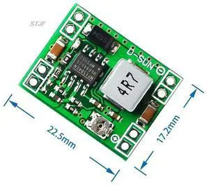 10pcs/lot Ultra-Small Size DC-DC Step Down Power Supply Module MP1584EN 3A Adjustable Buck Converter for Replace LM2596
