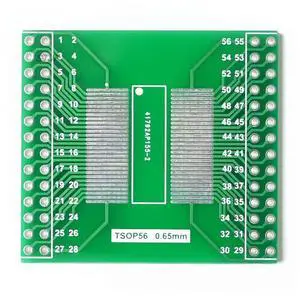 TSOP56 TSOP48 to DIP56 Adapter PCB Board for AM29 series IC 0.5mm 0.65mm pitch transfer board