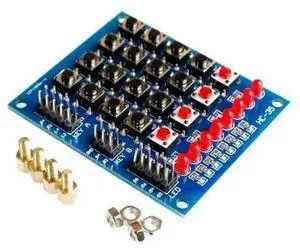 4*4 Matrix Array/Matrix Keyboard 16 Key Membrane Switch Keypad for +4 Separate keyboard + 8 Separate LED