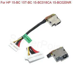Genuine for DC Power Jack Cable for 15-BC 15T-BC 15-BC018CA 15-BC020NR799751-F50 799751-T50 799751-Y50 799751-S50