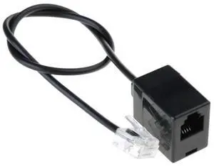RJ11 6P4C Female to Ethernet RJ45 8P8C Male Adapter RJ45 to RJ11 Converter Cable