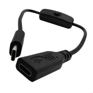 Type C Extension Cable 30CM 22AWG USB C Charging Cable 30cm for Electronics