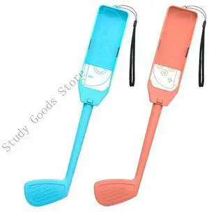 Ergonomic Motion Control Golf Club for NS2 Feature Double Color Design Realistic Swing Experience Comfortable Grip