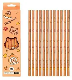12 Pcs Writing Pencils Cartoon Pencils Lovely Capybara Pencils Pencils