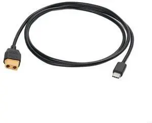 Type C to XT60 Charging Cable 100W 20V/5A Fast for Drones, Energy Storage Power, and Outdoor Devices