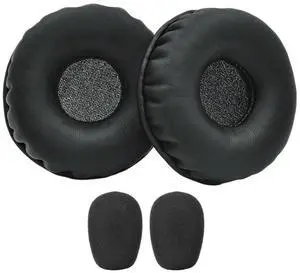 Breathable Ear Pad and Mic Cover for Evolve20 20se 30 30II 40 65 65+ Over Ear Headphones Noise Reductions Ear Cover