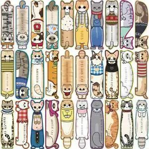 Cats Kitten Bookmarks Book Mark Book Page Divider 1.6x5.6In Bookmarks for Kid