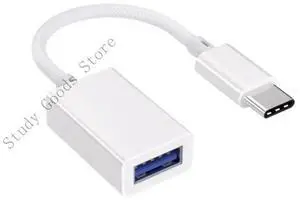 Reversible Type C to USB3.0 OTG Adapter Cable for Fast Data Transfer Compatibles Various USB C Devices and Switches