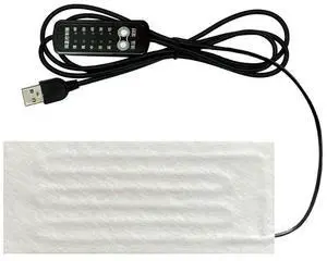 Heating Pad USB Heating Wire Heating Mat 5V Electric Heating Element Film Heater Pad for Warming Feet Heating Vest Coat