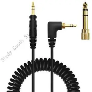 Replacement Headphone Cable For EAH-DJ1200 Head-mounted Earphone Black