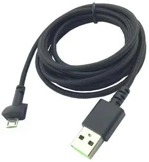 Nylon Braided Micro USB Charging Cable forSeiren Mini Microphone High Speed Micro USB Wires Microphone Cord Replacement