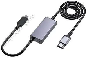 USB C to Hdmis Adapter 4K60Hz Video Audios Syncing with PD60W Charging For Work Travel Offices Homes Presentation