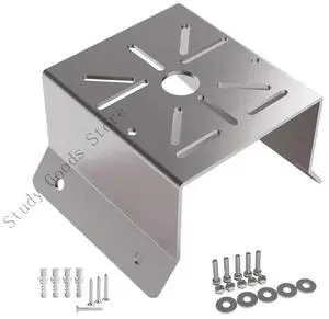 Adjustable Surveillances CCTV Camera Corner Mount Rack for Home Office LED Light